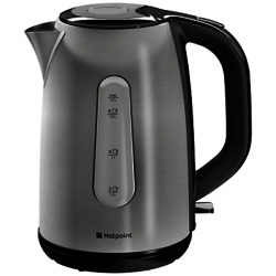 Hotpoint WK30MDXB0 Kettle, Brushed Stainless Steel